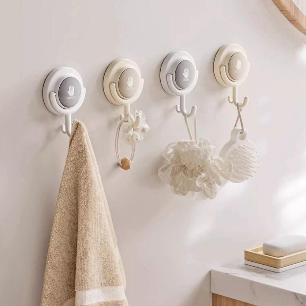 2 шт. Экономия места присоски крючки водонепроницаемый держатель для хранения удобный настенный крючок для туалета