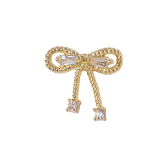 Nail Rhinestones Bow-tie Heart Bear Manicure Alloy 3D Nail Manicure Craft Ornaments