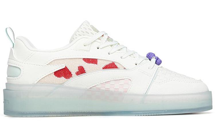 Women's Sneakers Anta Life Collection Low top Skateboard Shoes Women's White Red Blue