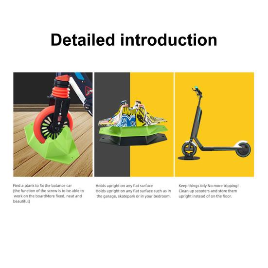 Подставка для скутера, поддержка парковки, держатель для самоката, противоскользящая стойка для скутера, напольная стойка для хранения скутера, аксессуары для большинства колес скутера