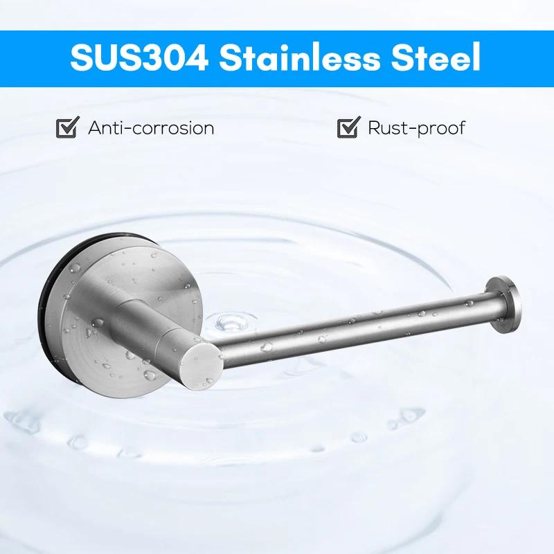 Органайзер-держатель для туалетной бумаги, настенный, для хранения, многоразовый, для кухни, ванной комнаты, без сверления, диспенсер для салфеток и полотенец, нержавеющая сталь