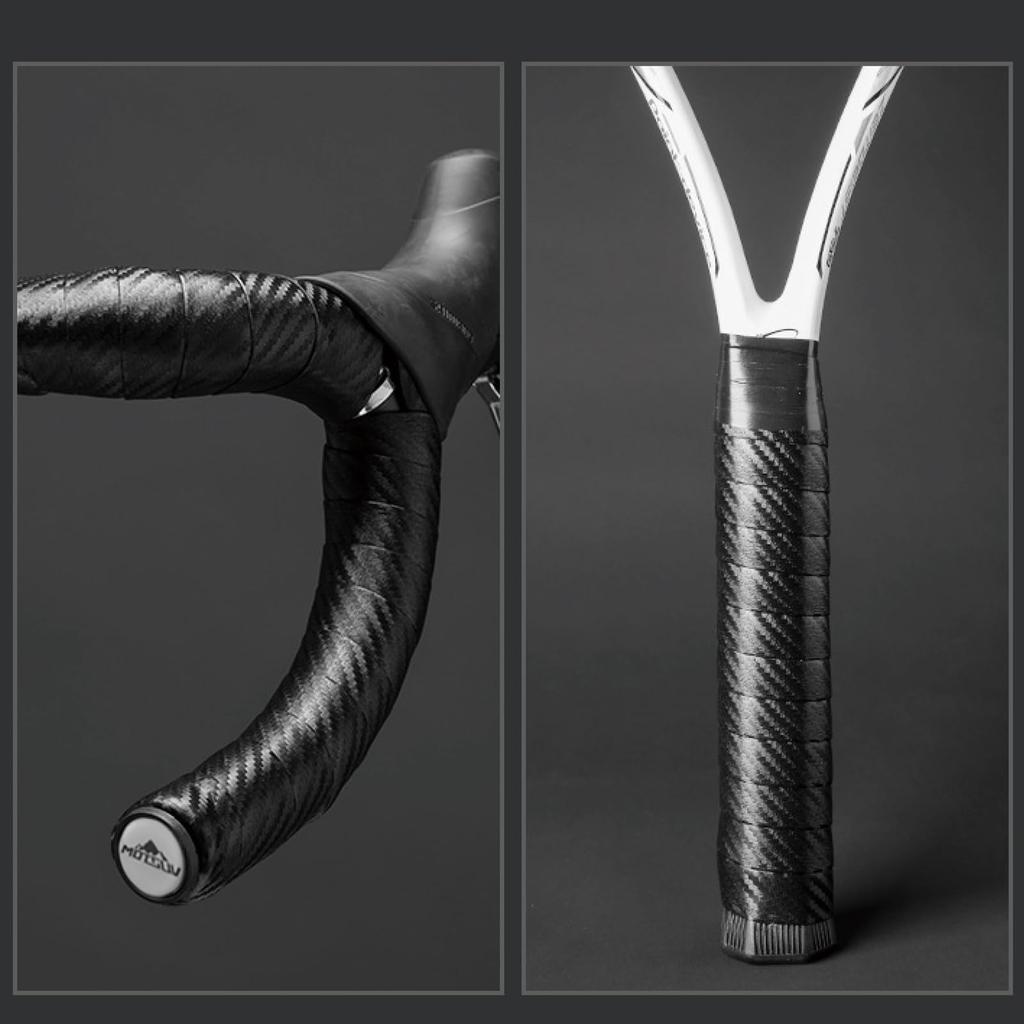 TRIWONDER Road Bike EVA Cushioned Handlebar Tape with End Caps White (2 Rolls)