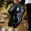 New Rain Shoes Men's Medium Tube Rain Boots Men's Short Tube Water Shoes Outside the Kitchen Waterproof Low Tube Piled Thickened Wear-resistant