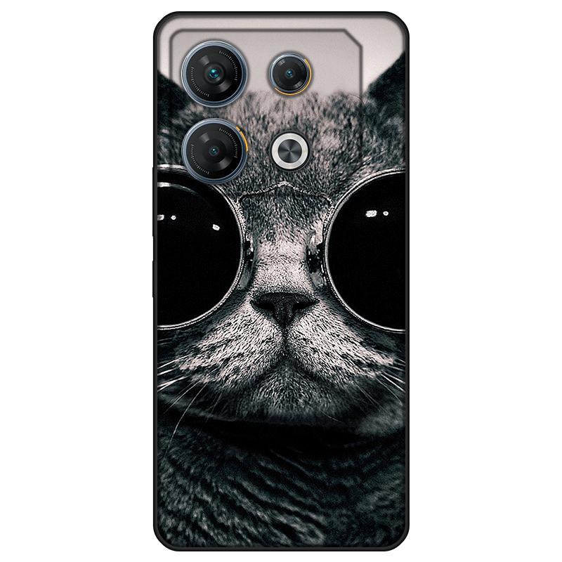 Для Infinix GT 10 Pro Корпус Окрашенная задняя крышка из ТПУ Мягкий силиконовый чехол Infinix GT 10 Pro