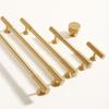 Vertical Fluting Solid Brass Handles Solid Brass Drawer Pulls Furniture Handles  Wardrobe