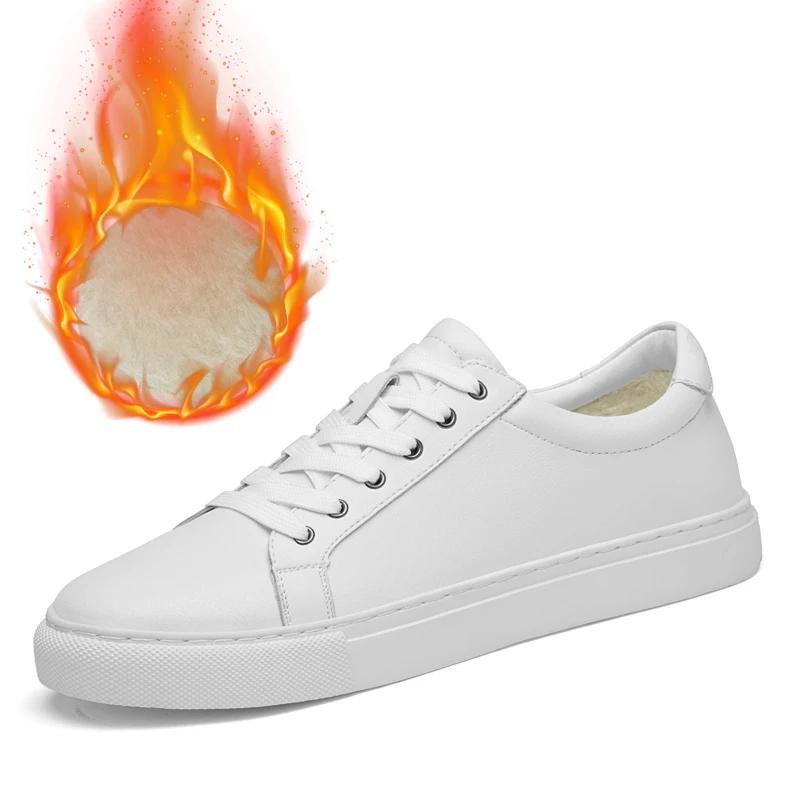 Fashion Luxury Brand Men's Sneakers Genuine Leather Casual Shoes Leisure Walk Men Shoes All-match Outdoor Skateboard Footwear For Male