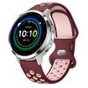 Двухцветный ремешок для Garmin Venu 2s 3s Дышащий ремешок с круглыми отверстиями Подходит для Forerunner 265s 255s Аксессуары для смарт-часов