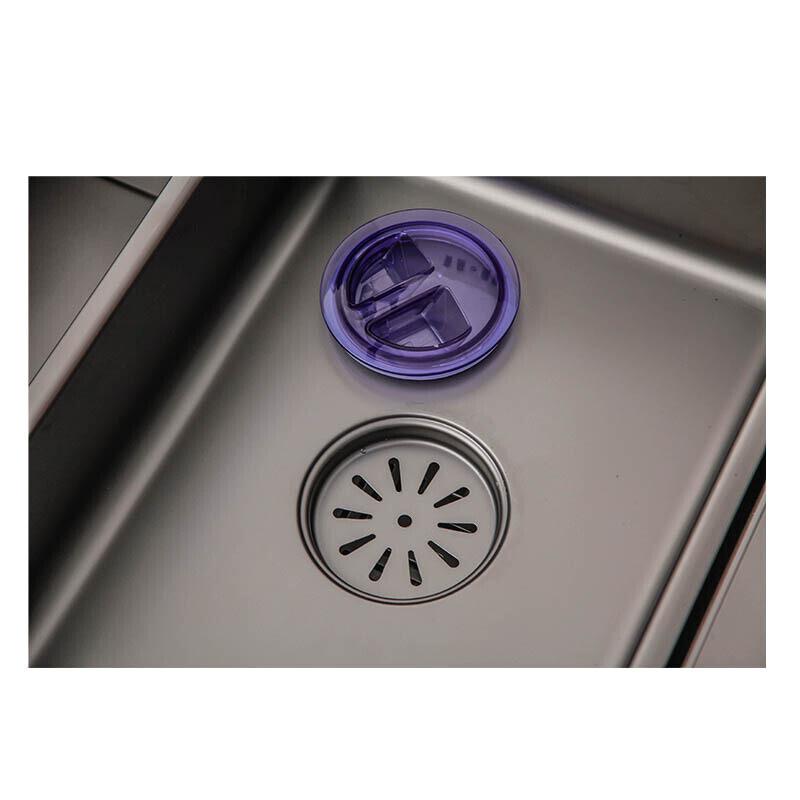 Новая утолщенная 4.0MM серая раковина из нержавеющей стали для кухни, ручная мойка, умывальник