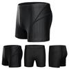 Men Swimming Trunks And Cap Quick Dry Stretchy Bathing Suit Diving Boxer
