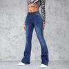 Casual Stretch Vintage Flare Jeans Women