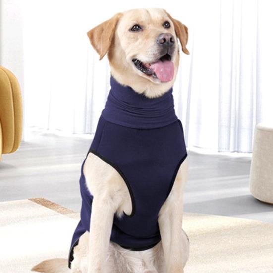 Жилет от беспокойства у собак со светоотражающими полосками, регулируемая успокаивающая рубашка для собак, дышащая, успокаивающая