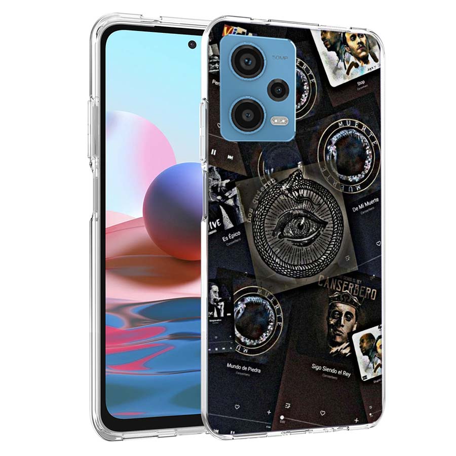 Чехол для телефона Residente Canserbero для Redmi Note 13 12 14 15 Pro Plus 13R 11 11T 11E 11S 10 Pro 10S 9 9S Прозрачный ТПУ Чехол
