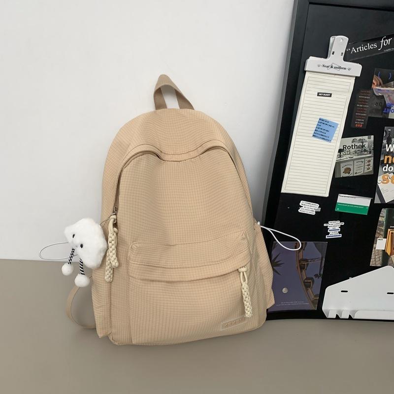 Маленький свежий и артистичный рюкзак для девочек, рюкзак для учеников средней школы, рюкзак для учеников старшей школы, клетчатый, легкий, школьная сумка, рюкзак большой вместимости