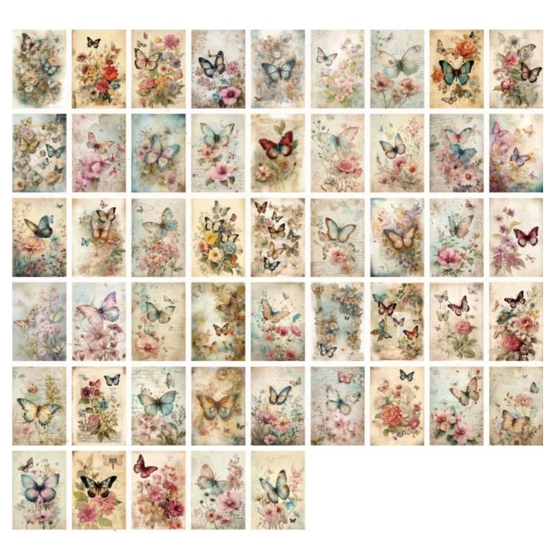 100 Sheets Retro Scrapbooking Backgrounds Paper Journaling Craft Paper For Journaling Cardmaking And Art Craft Project