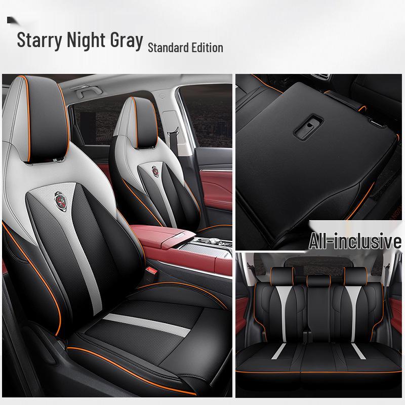 Чехлы на сиденья автомобиля Changan CS75 PLUS 2021-2024, Полное покрытие, Интегрированный подголовник