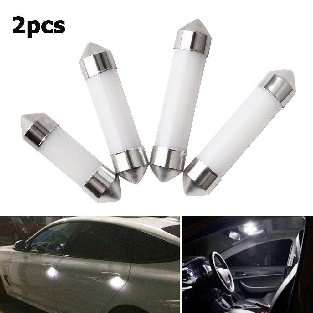 36 мм 2 шт. C5W Белый светодиодный керамический светильник для чтения Лампа для чтения номерного знака Автомобильная купольная лампа гирлянда