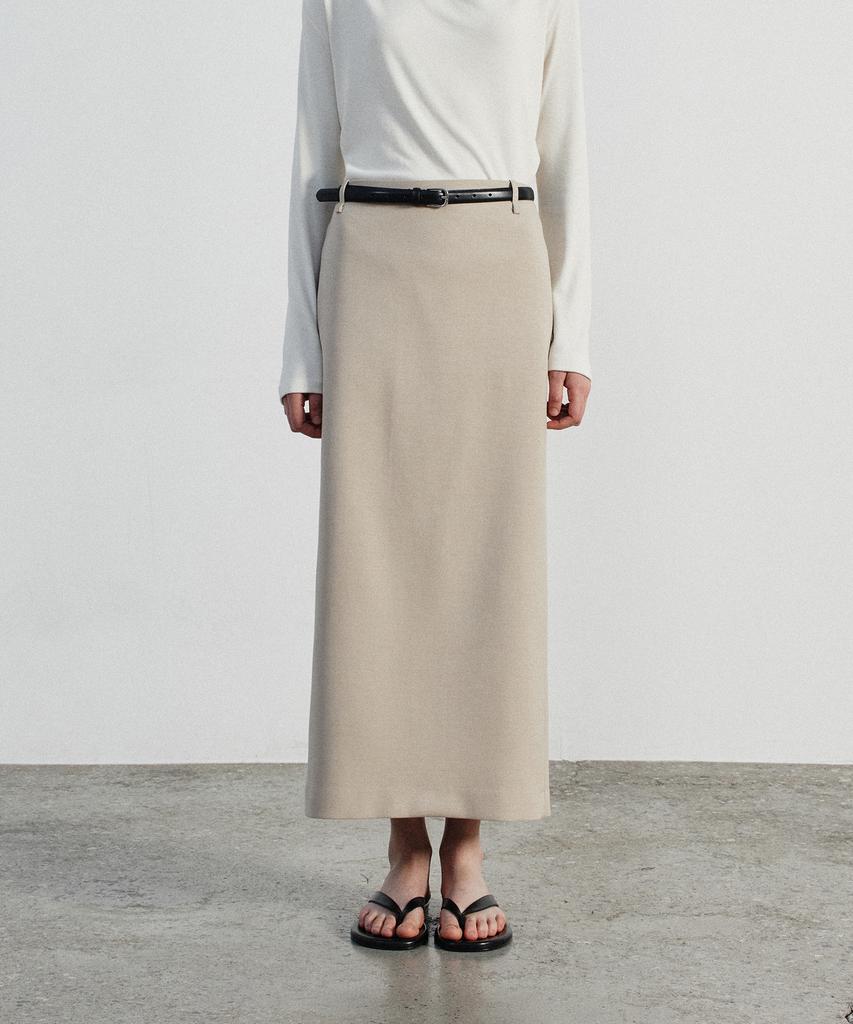 Notia Standard Fit Long Skirt - Beige