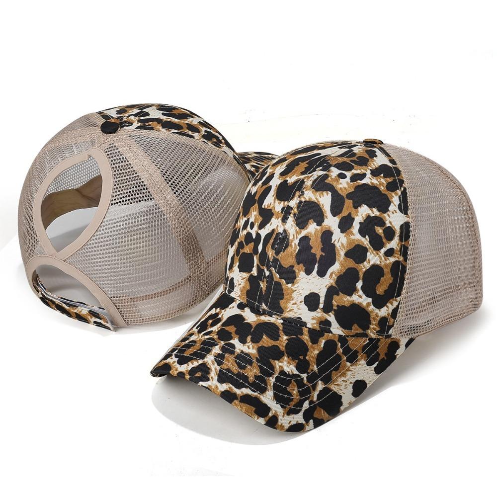 Breathable Mesh Ponytail Hats Hollow Out Back Visor Hat Casual Sun Hats for Women and Men