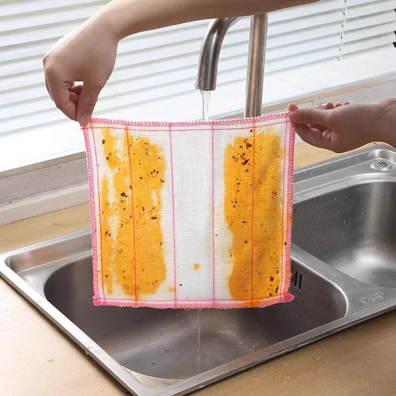 Нелипкая, не оставляющая ворсинок, впитывающая кухонная салфетка - Легко моющееся льняное кухонное полотенце