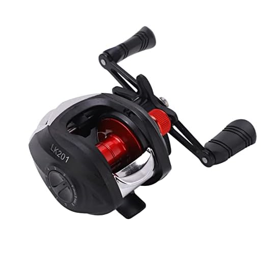 Zerodis Baitcasting Reel, Right-Handed Baitcasting Reel, Fishing Reel, Gear Ratio 7.2:1, Suitable fo