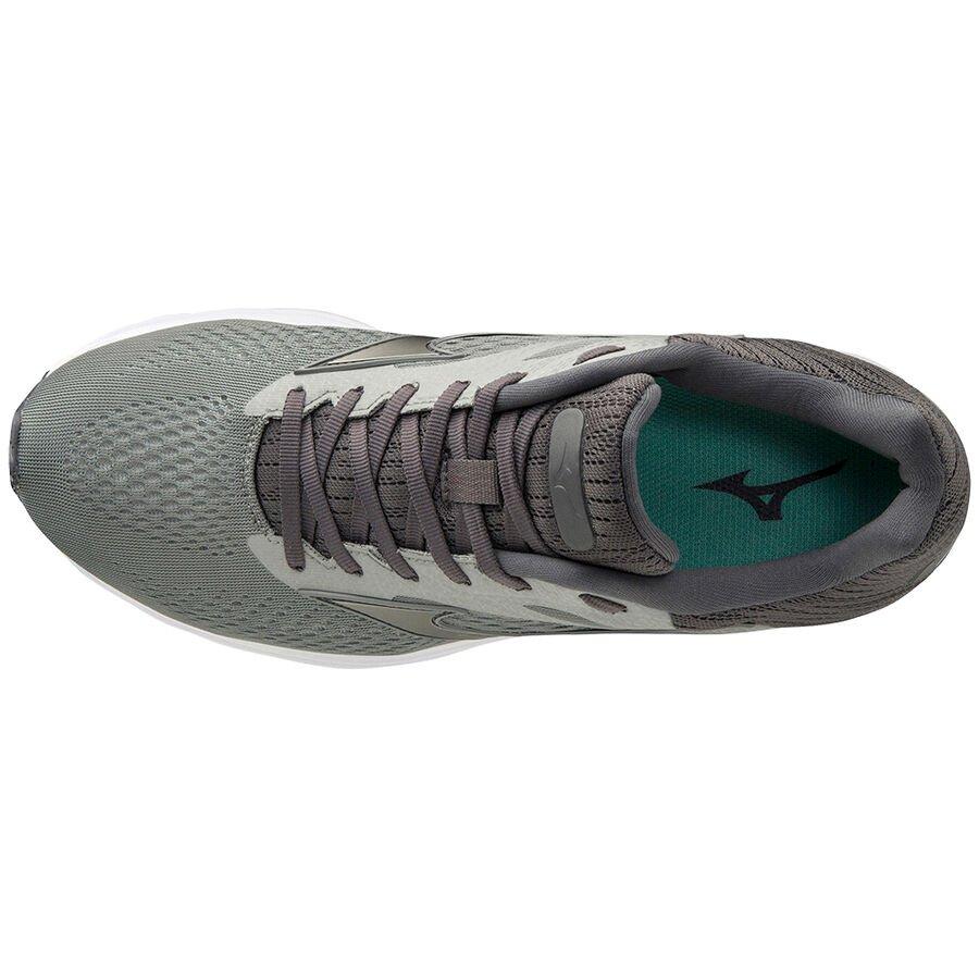 Mizuno Rider 23 Удобная сетчатая амортизация Нескользящие Легкие Низкие Повседневные Кроссовки для бега Унисекс кроссовки Серый Белый J1GC190361