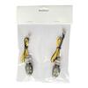 1Pair Mini LED Indicators Light Universal Amber Blinker  Motorcycle Motorbike Accessory