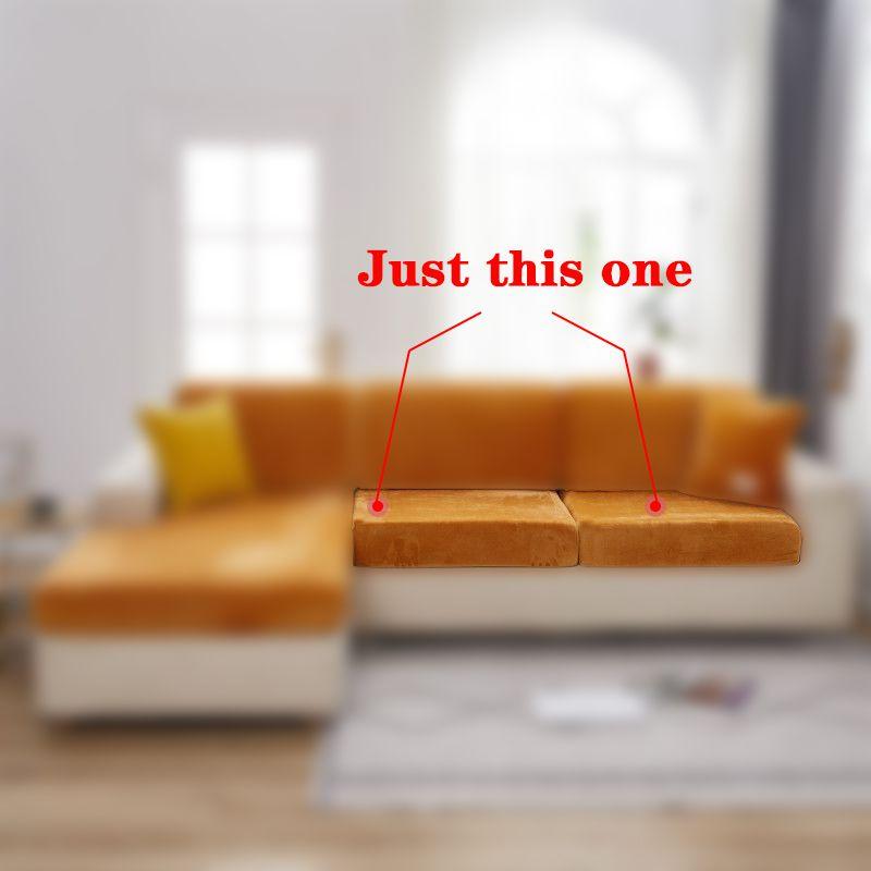Эластичный бархатный чехол на подушку дивана Элегантный домашний декор Бархатный чехол на сиденье