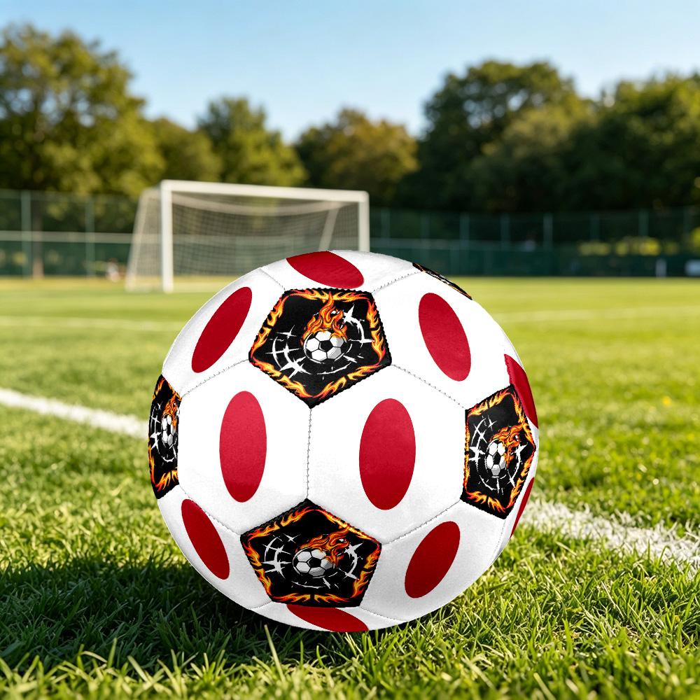 1pc Circle Symbol Size 5 Soccer Ball Professional Match Training Football Indoor &Outdoor Sports Ball Lightweight Durable c6627