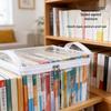 Складная прозрачная коробка для хранения книг - Пылезащитная, водонепроницаемая и помогает поддерживать порядок