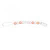 Teething Toy Chewable Cartoon Bow Tie Small Bead Silicone Teething Pacifier Clip Baby Teething Chain