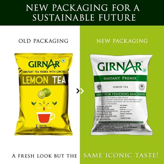 Girnar Растворимый черный чай в порошке Premix с лимоном(Упаковка для торговых автоматов 500 г)