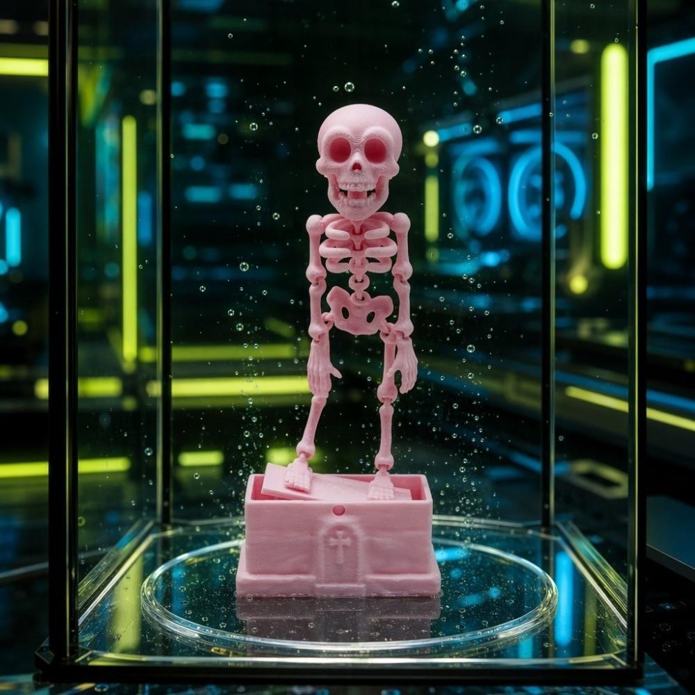 with Pipe Suction Cup Fish Tank Dance Skull Bubbler Wiggling Skeleton Statue Aquatic Landscaping