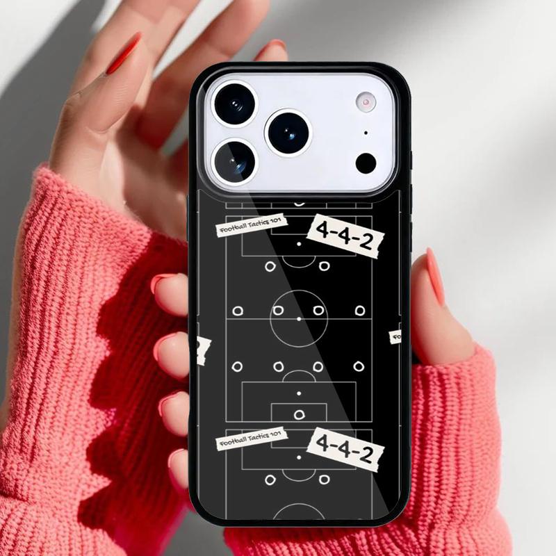 Чехол для телефона 'Тактика Футбола Футбол Время' для iPhone 17 16 15 14 13 Pro Max Задняя крышка для 12 11 Pro Coque