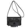 Halloween bag, niche, feminine diagonal cross small square bag, fashionable personality, skull mask, perforated shoulder bag