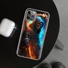 Чехол-бампер с рисунком черепа жнеца, скелета и пистолета для iPhone 11 12 13 Mini 14 15 Plus 16 Pro Max 17 Air 7 8 + SE Арт Индивидуальный Fundas