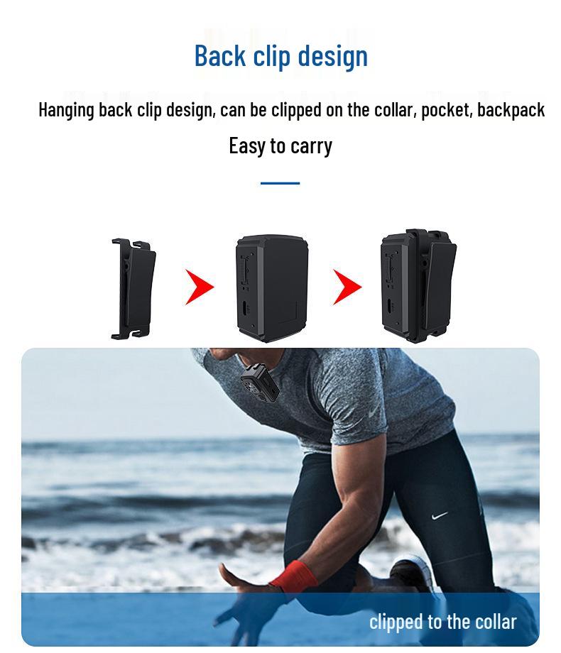 HD-камера MD31PIR: Батарея 11H, Инфракрасное ночное видение, Обнаружение движения, Клип-рекордер для занятий спортом на открытом воздухе