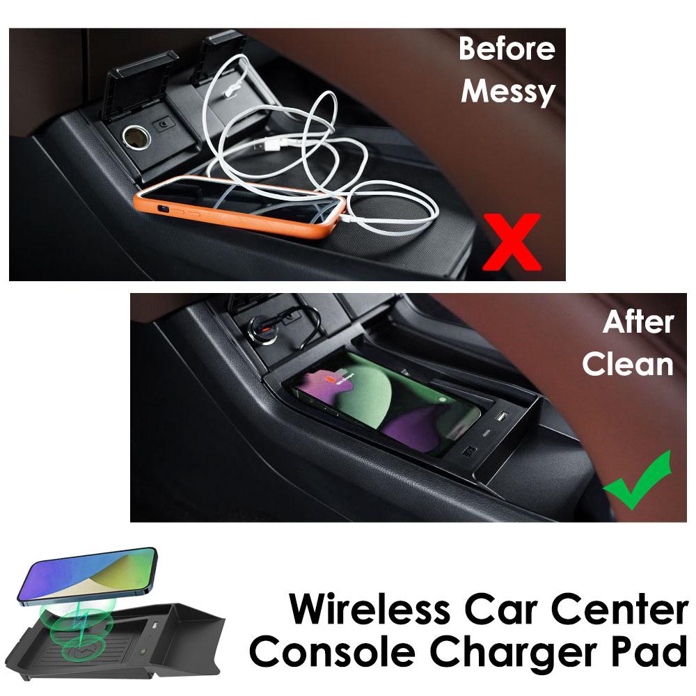 For Acura RDX 2019-2024 Interior Wireless Car Middle Console Phone Charger Pad 15W
