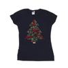 Marvel Womens/Ladies Avengers Christmas Tree Cotton T-Shirt