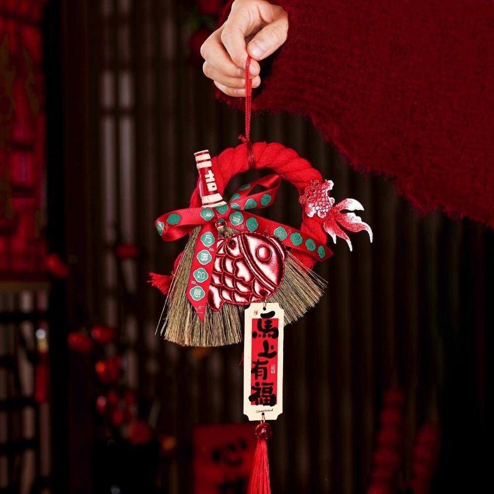 Decorative New Year Hanging Pendant Beat Wishes Door Hanging Ornament Living Room Door