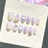 Flower Kids Cartoon Fake Nails Bears Cartoon Nail Accessories Children False Nails  Kids Toys