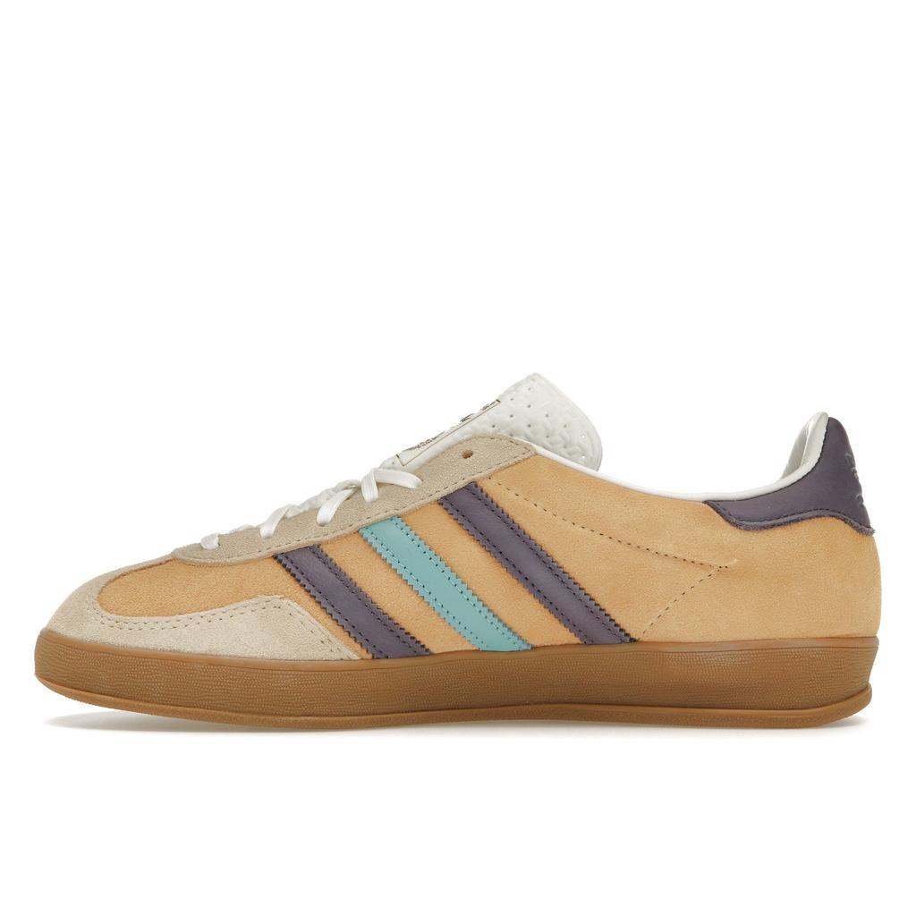 Adidas Gazelle Indoor Glow Orange Shadow Фиолетовые кроссовки унисекс Off-White IG1636
