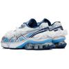 SHUSHU/TONG X ASICS GEL KINETIC FLUENT Abrasion Resistant Low Top Casual Running Shoes Unisex Blue White Sneakers 1203A822-101