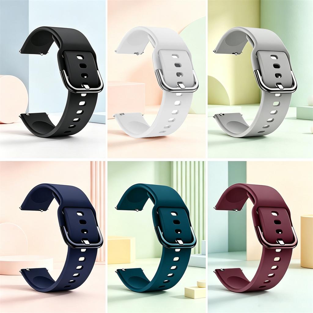 18 мм 20 мм 22 мм Силиконовый ремешок для часов Samsung Galaxy watch 42 мм 46 мм Active 2 Gear S2 S3 Honor Amazfit BIP Huawei watch gt 2 Браслет