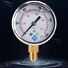Vacuum Pressure Gauge 0-100 Bar 0-1500 PSI 1/4'' BSP Bottom Connection Vacuum Gauge Dual Scale Water Air Oil Gas Gauge