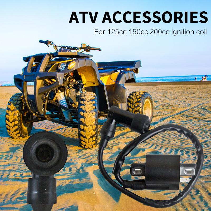 Катушка зажигания мотоцикла высокого давления для скутера ATV Quad черная катушка зажигания для двигателей GY6-50 GY6 50CC 125CC 150CC