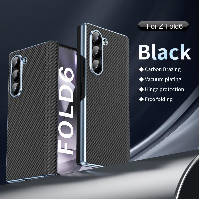 Galaxy Z Fold8 Fold7 Fold6 Protective Case With Hinge Cover Electroplated PC Back Shell Anti-Drop Shockproof