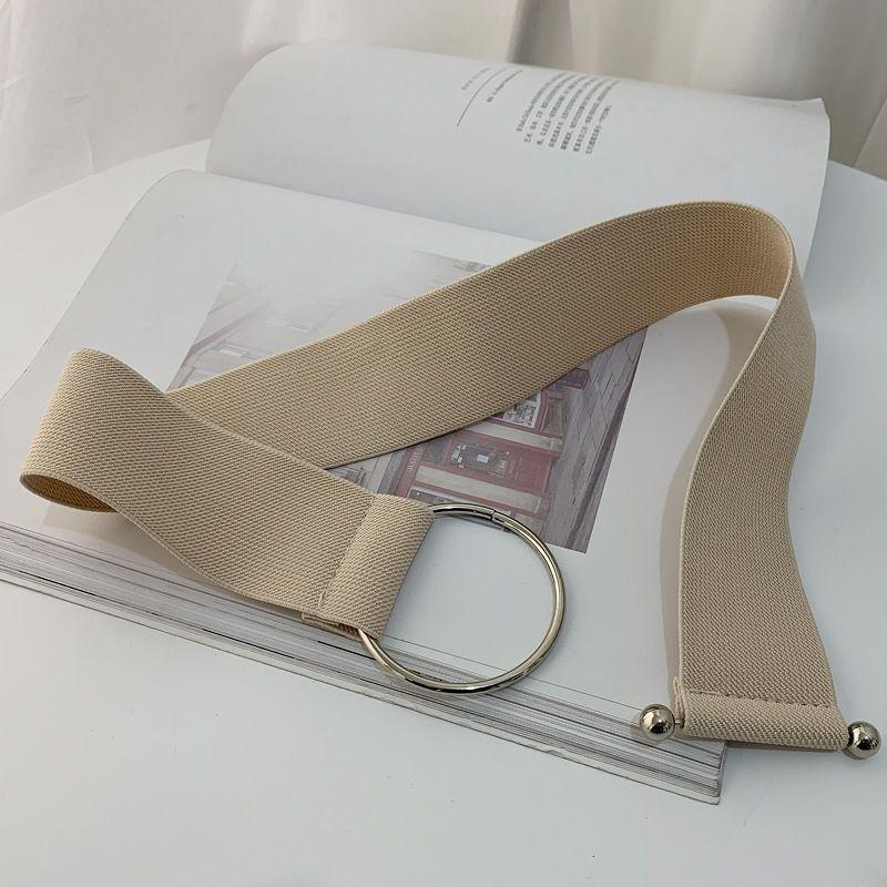 Wide Minimalist Modern Elastic Waistband For Women Available In Multiple Fashion Colors