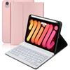 Wireless keyboard case for iPad mini 7th generation (A17 Pro) 2024 8.3-inch, with pen slot