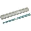 Hinoki No Pla Chopstick Box Set with Pull-Lid, Navy, HS-16