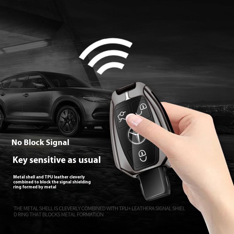 Mercedes-Benz A C E G S V Class CLA CLS GLA GLC GLE GLK Vito Sprinter SL SLK Viano ML Автомобильный сплавной чехол для ключа Сумка-чехол Брелок